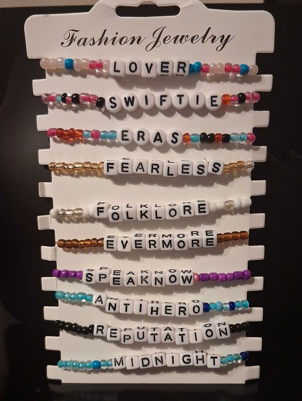 Taylor Swift Themed Song Stretchy Bracelets 20 Total New In Package